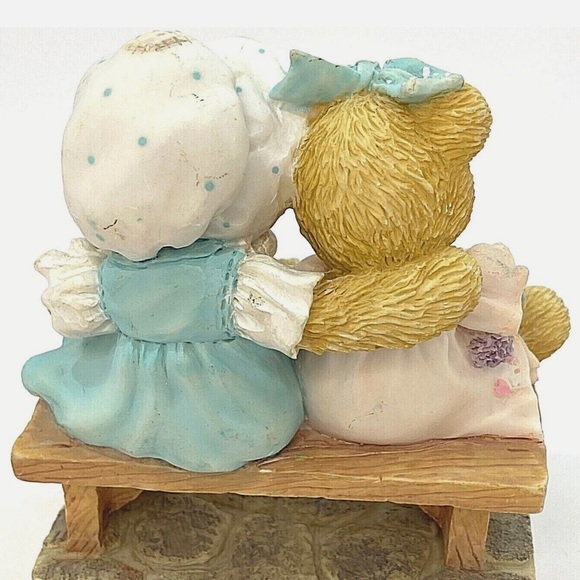 Cherished Teddies Tracie & Nicole Side By Side With Friends Figurine 911372 1992 - Picture 2 of 9